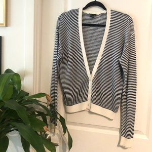 Theory Striped Cardigan